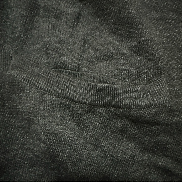 Lululemon Cashmere Blend After Asana Wrap Cardigan in Heathered Black One Size - Picture 6 of 8